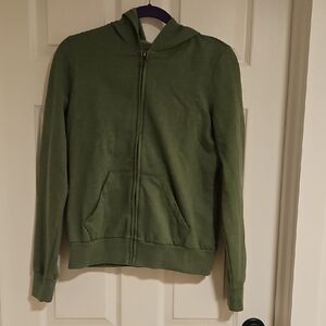 Mossimo Supply Co. Olive Green Zip Hoodie